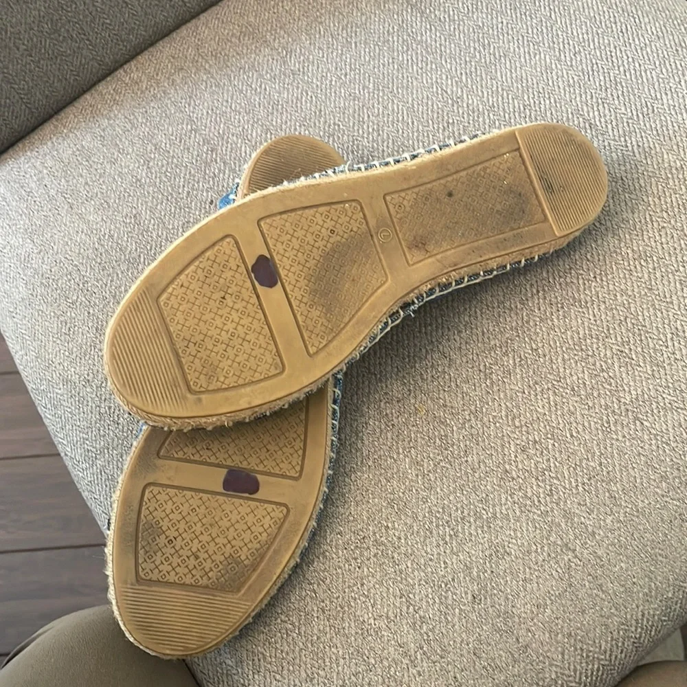 Tory Burch Max Espadrille Flat denim